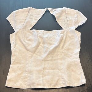 Reformation White Women's Blouse